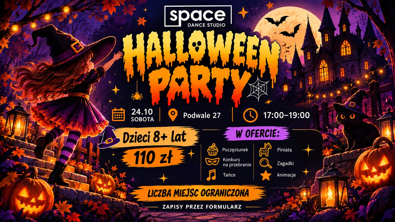 HALLOWEEN PARTY DLA DZIECI 8+ LAT 🎃 — zdjęcie 1
